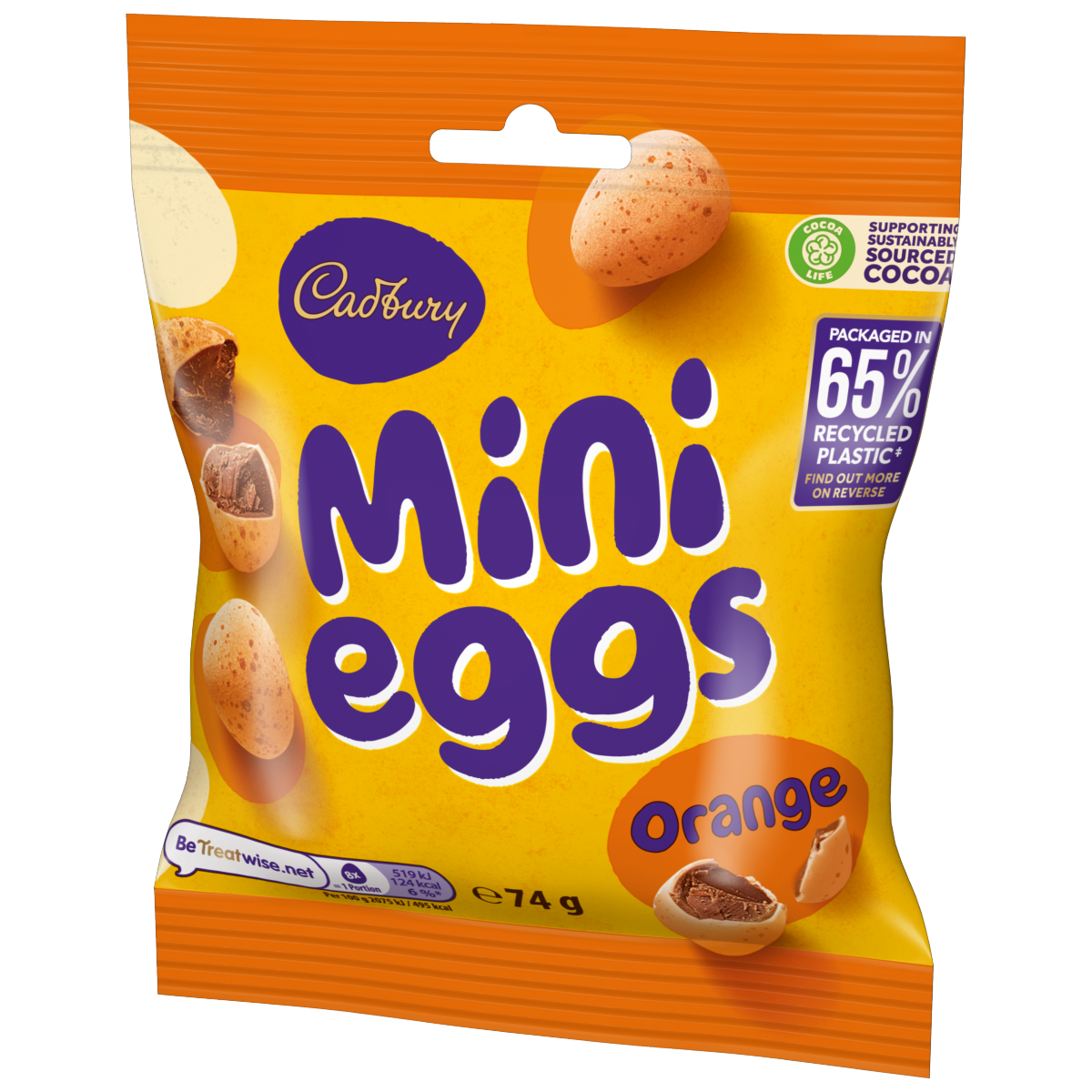 Cadbury Mini Eggs Orange Chocolate 74g