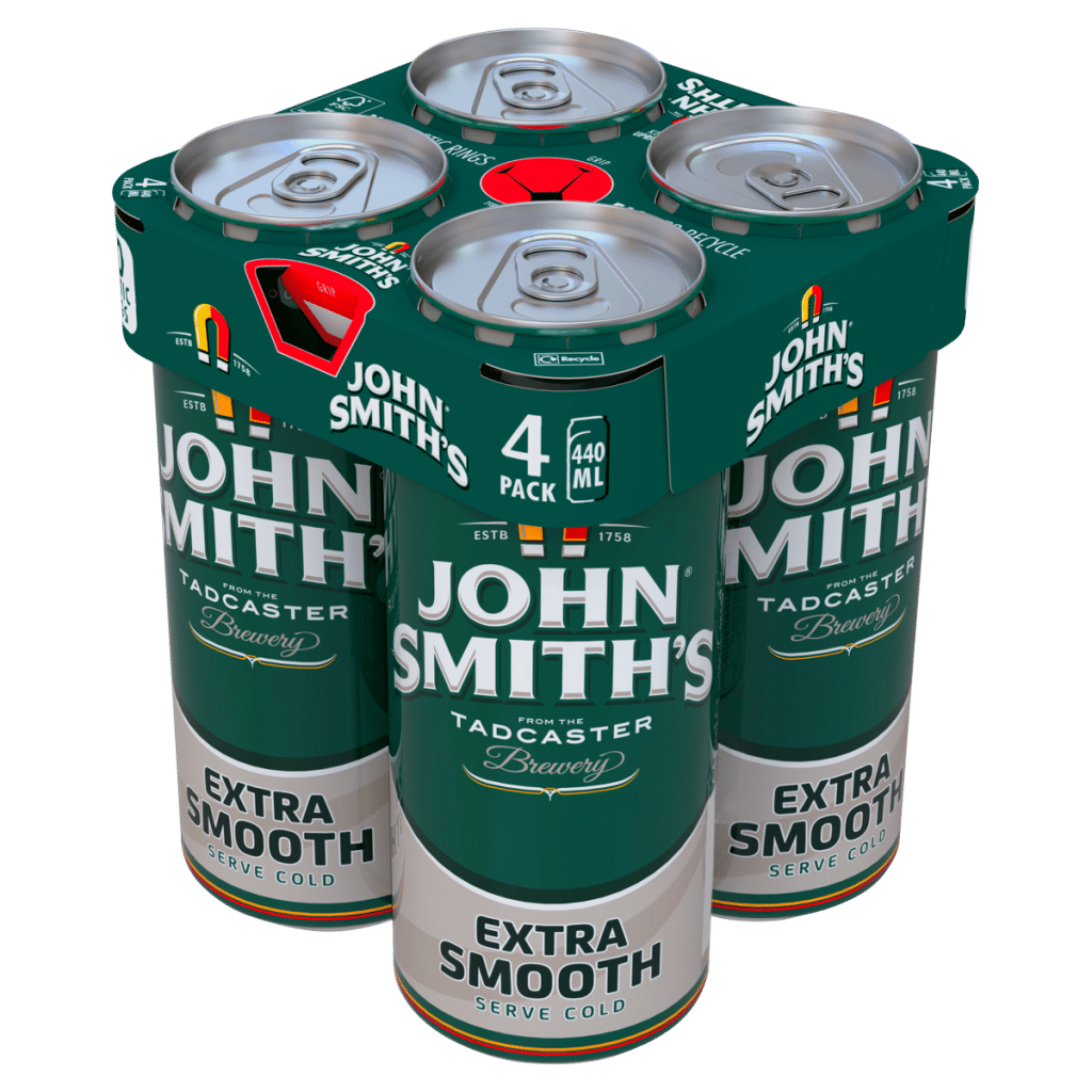 John Smith’s Extra Smooth Ale Cans 4 x 440ml