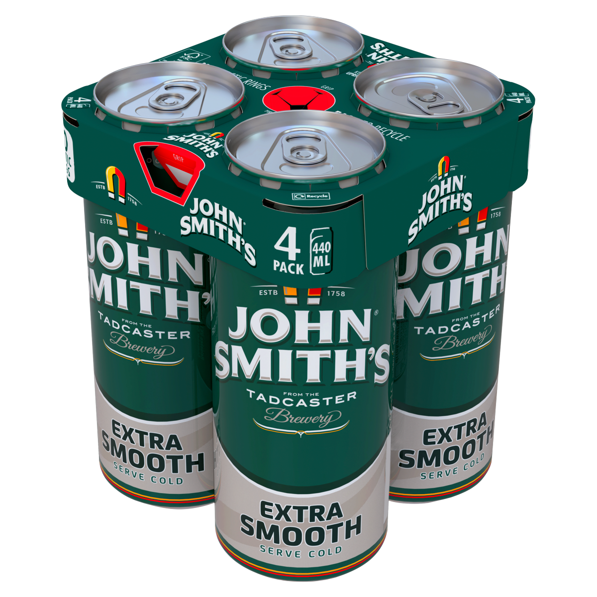 John Smith’s Extra Smooth Ale Cans 4 x 440ml