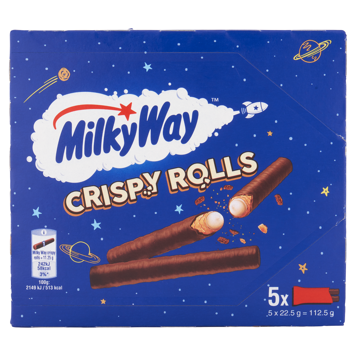 Milky way Crispy rolls x5
