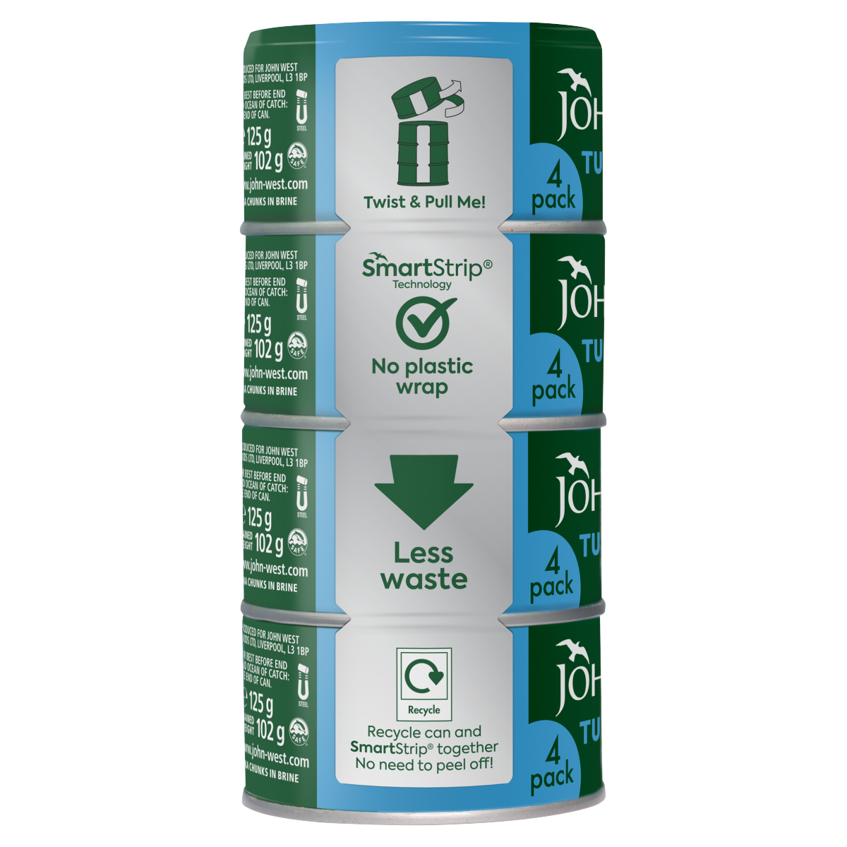 John West Tuna Chunks in Brine 125g