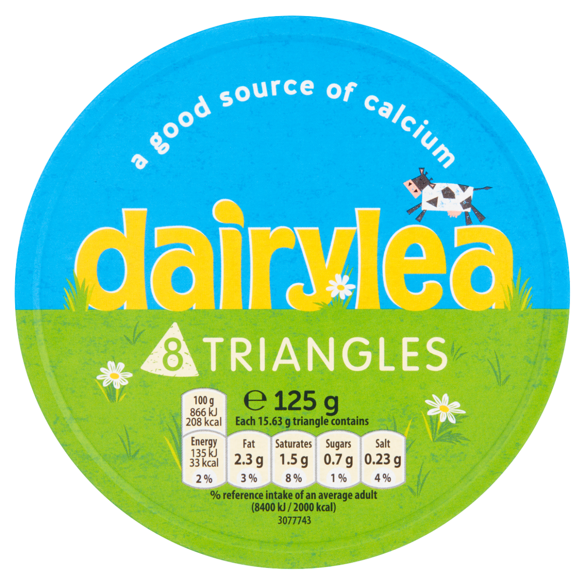 Dairylea Regular Processed Cheese-portions 125g