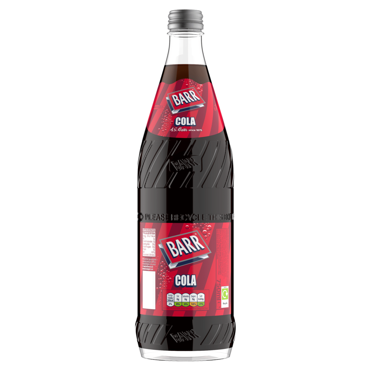 Barr Cola 750ml Glass Bottle