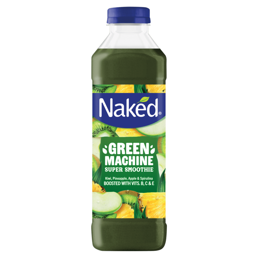 Naked Green Machine Kiwi, Pineapple, Apple & Spirulina Super Smoothie 750ml