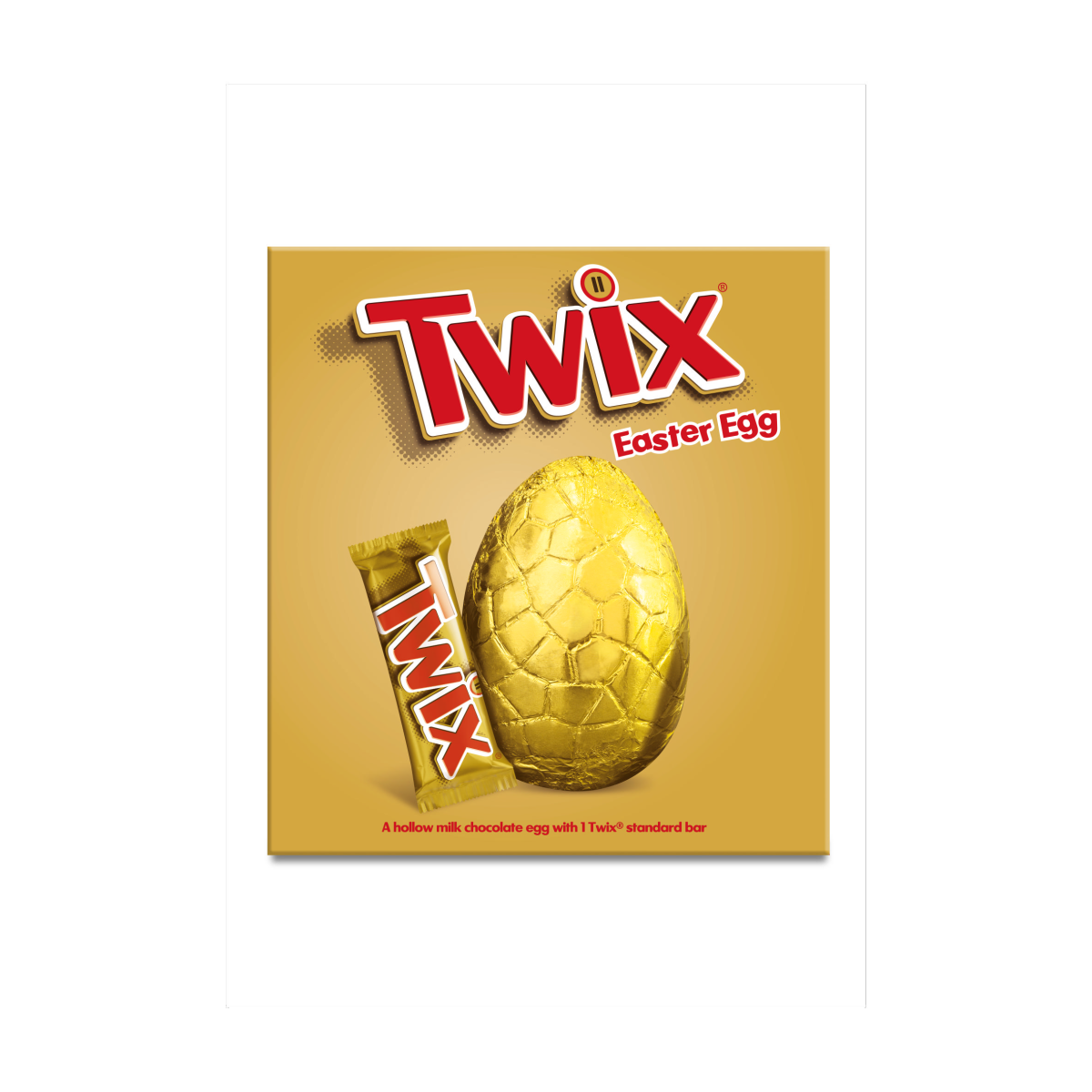 Twix Chocolate & Caramel Biscuits Large Easter Egg 200g