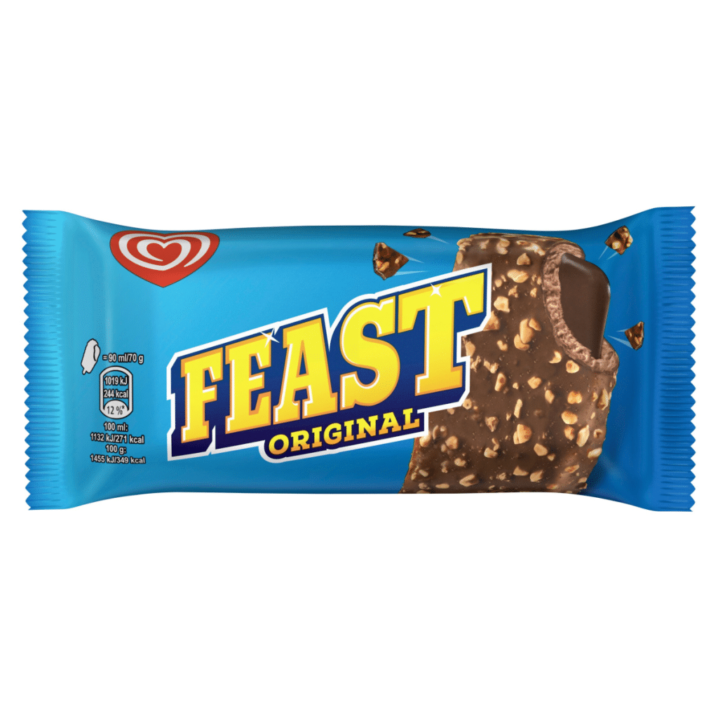 Heartbrand Ice Cream Stick Feast Original chunky chocolate 90 ML
