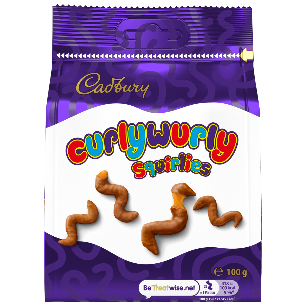 Cadbury Curly Wurly Squirlies Chocolate Bag 100g