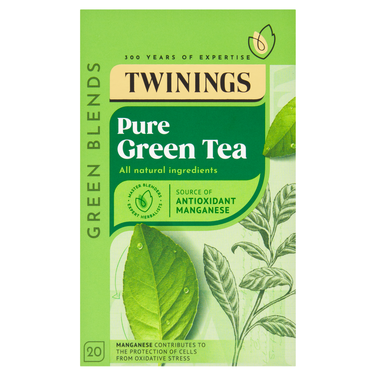 Twinings 20 Pure Green Tea 50g