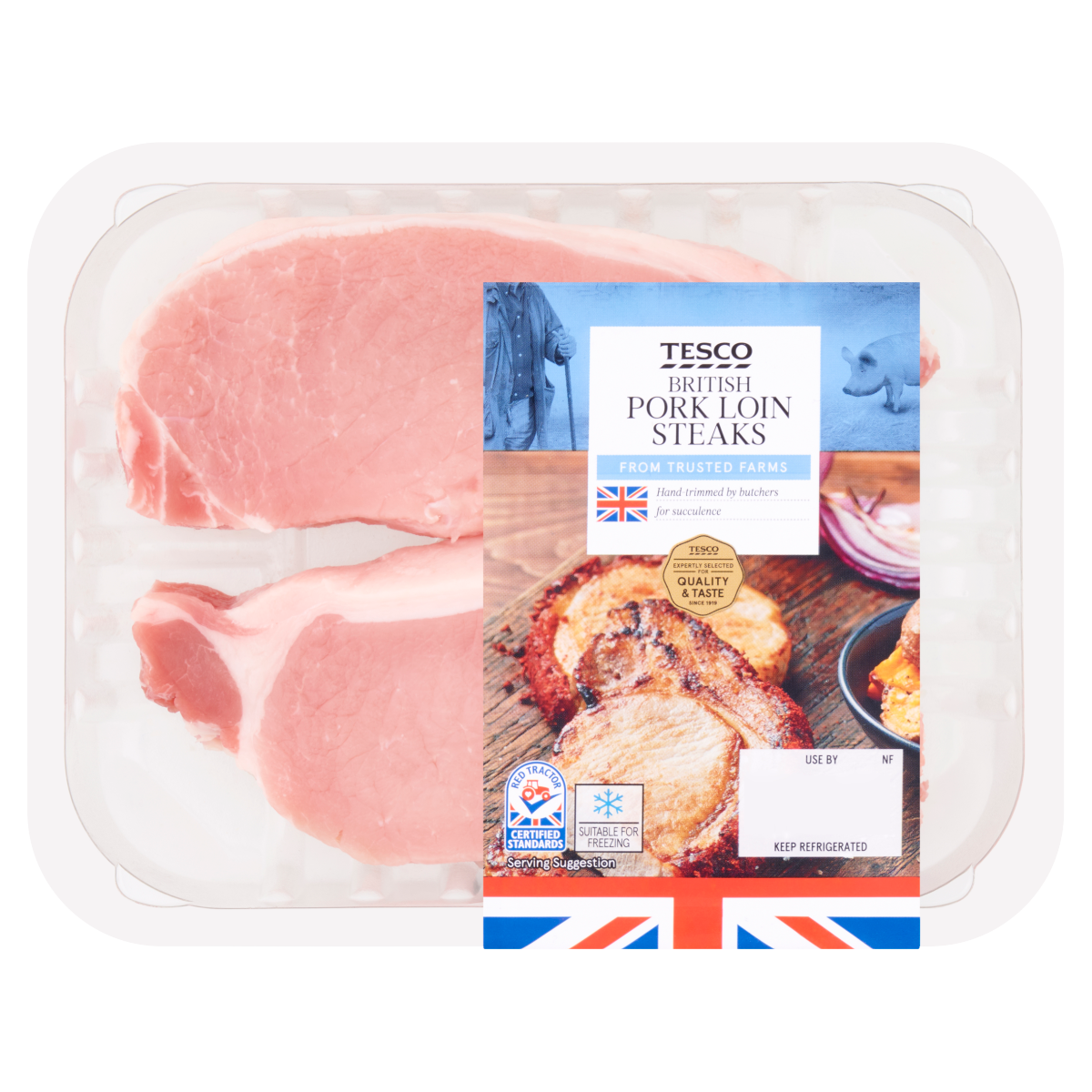 Tesco British Pork Lion Steaks 250g