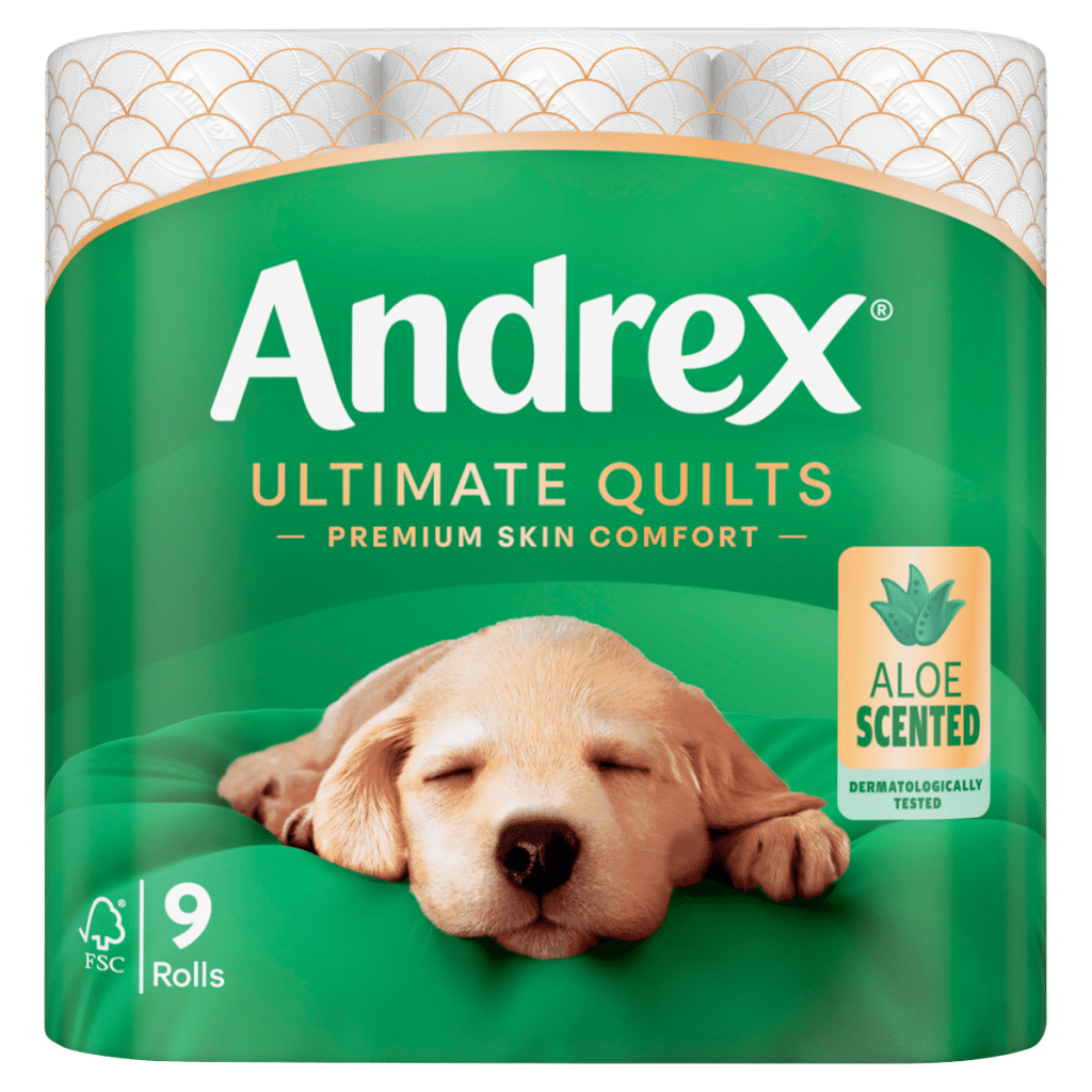 Andrex 9 Ultimate Quilts Rolls