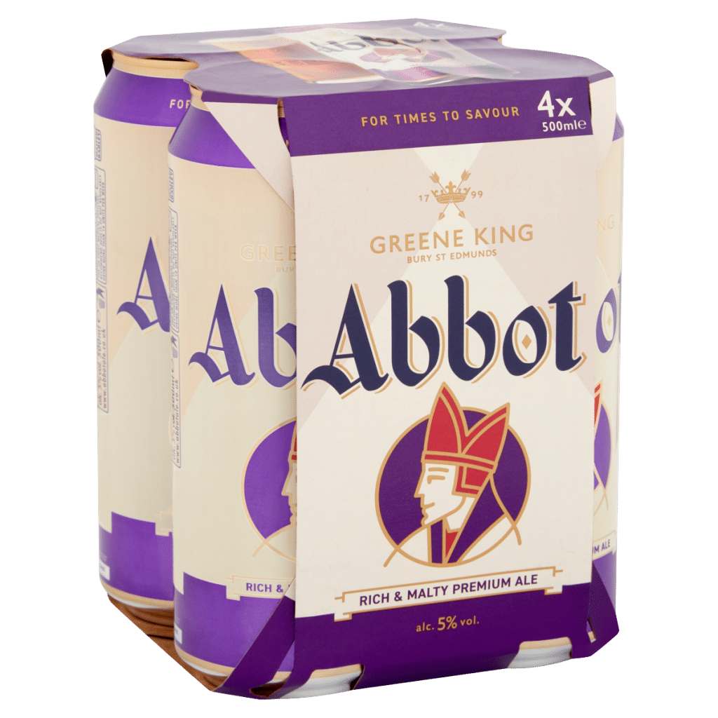 Greene King Abbot Rich & Malty Premium Ale 4 x 500ml