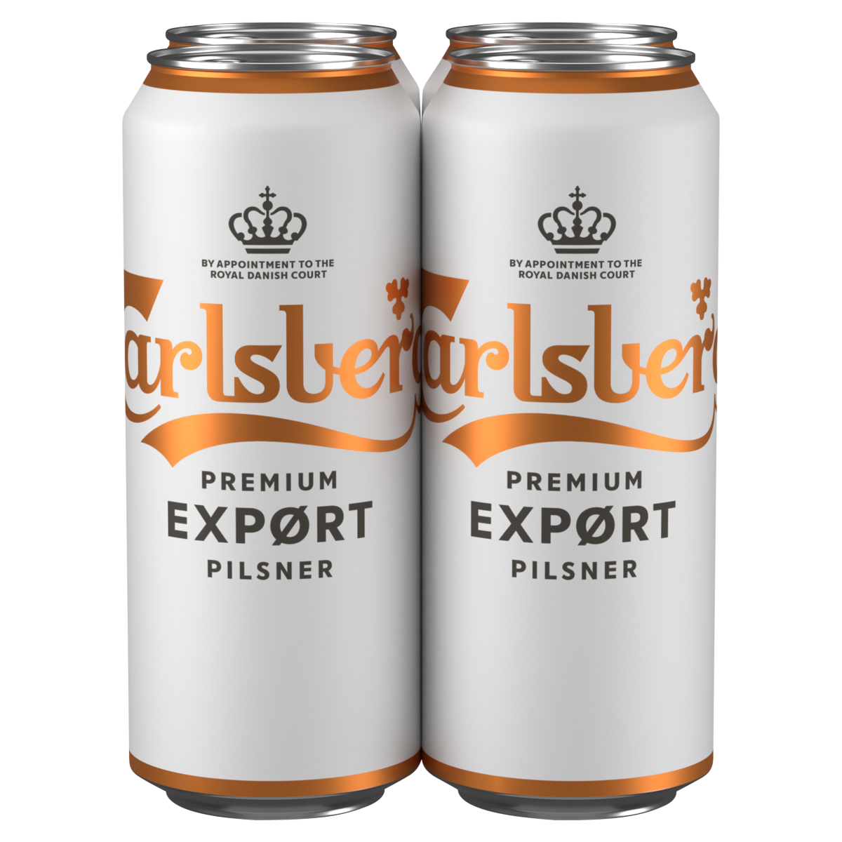 Carlsberg Export Lager Beer 4 x 500ml Cans