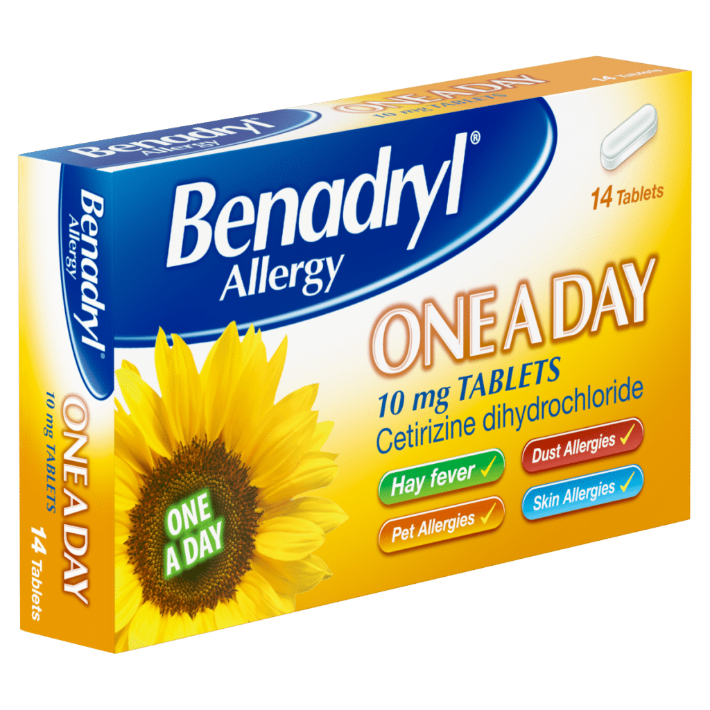 BENADRYL 1-A-DAY 10MG 14TABS G
