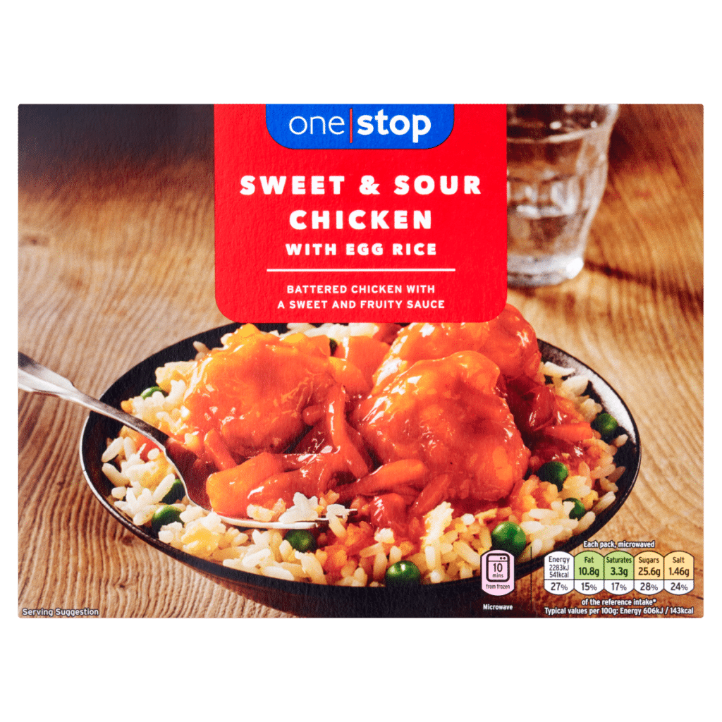 One Stop Sweet & Sour Chicken with Egg Rice 400g
