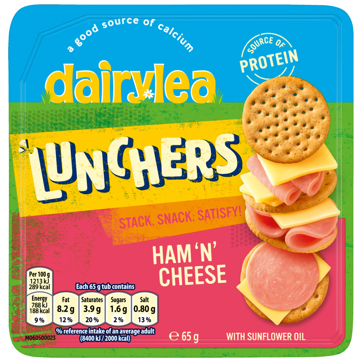 Dairylea Lunchers Ham ‘N’ Cheese Snack 65 g