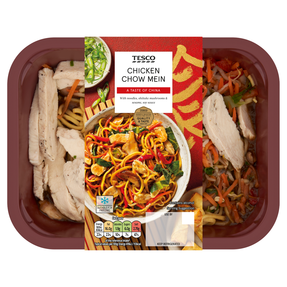 Tesco Chicken Chow Mein 400g