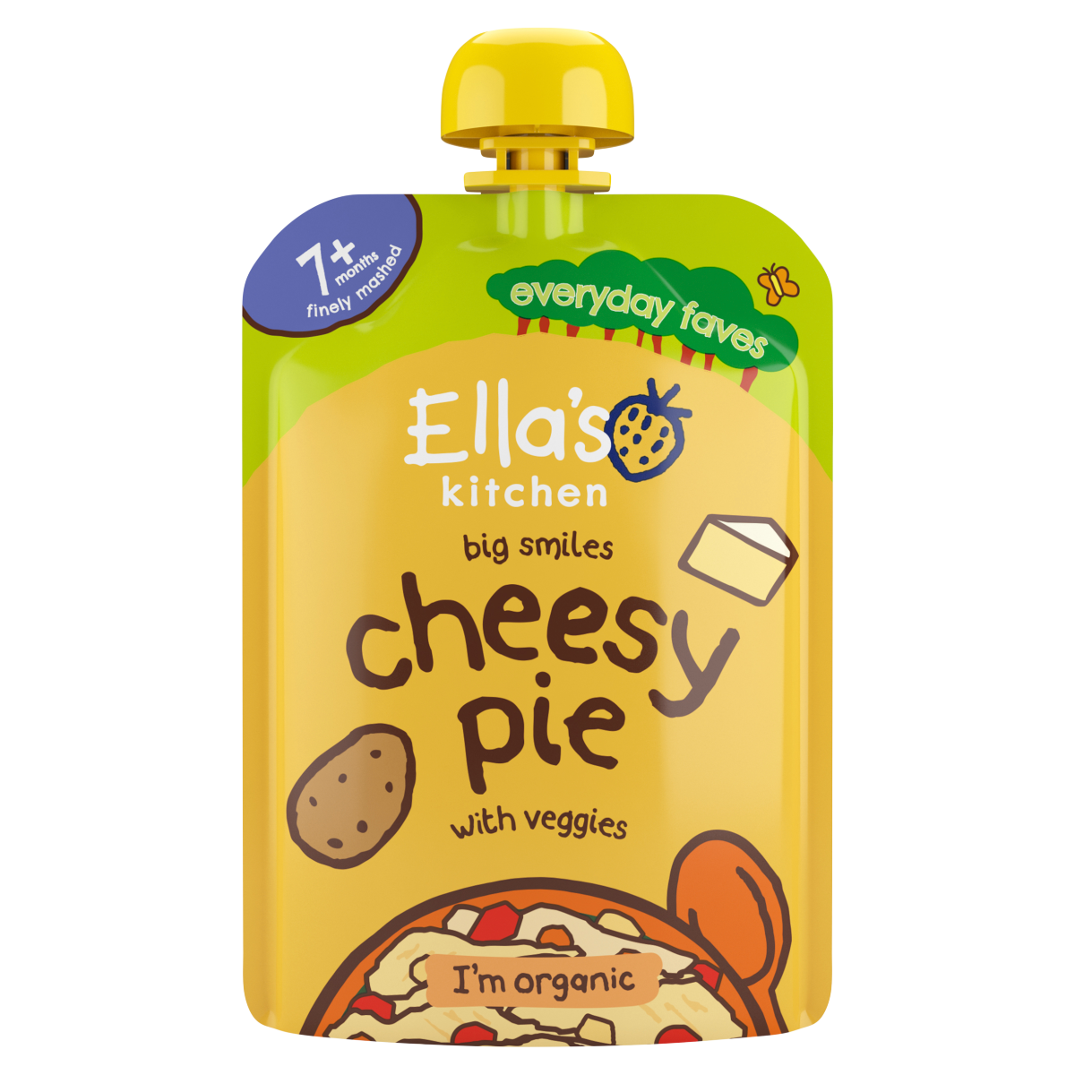 Ella’s kitchen Cheesy Pie with Veggies 7+ Months 130g