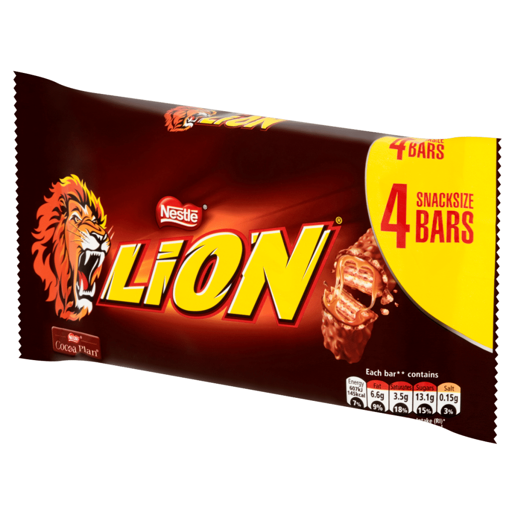 Lion Milk Chocolate Bar Multipack 30g 4 Pack