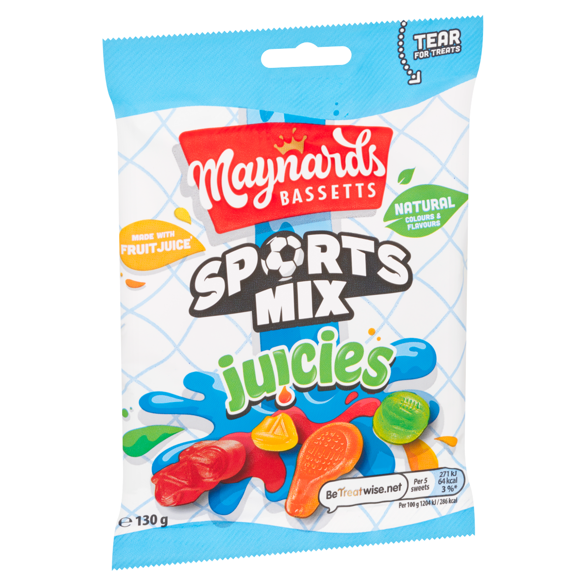 Maynards Bassetts Sports Mix Juicies 130g