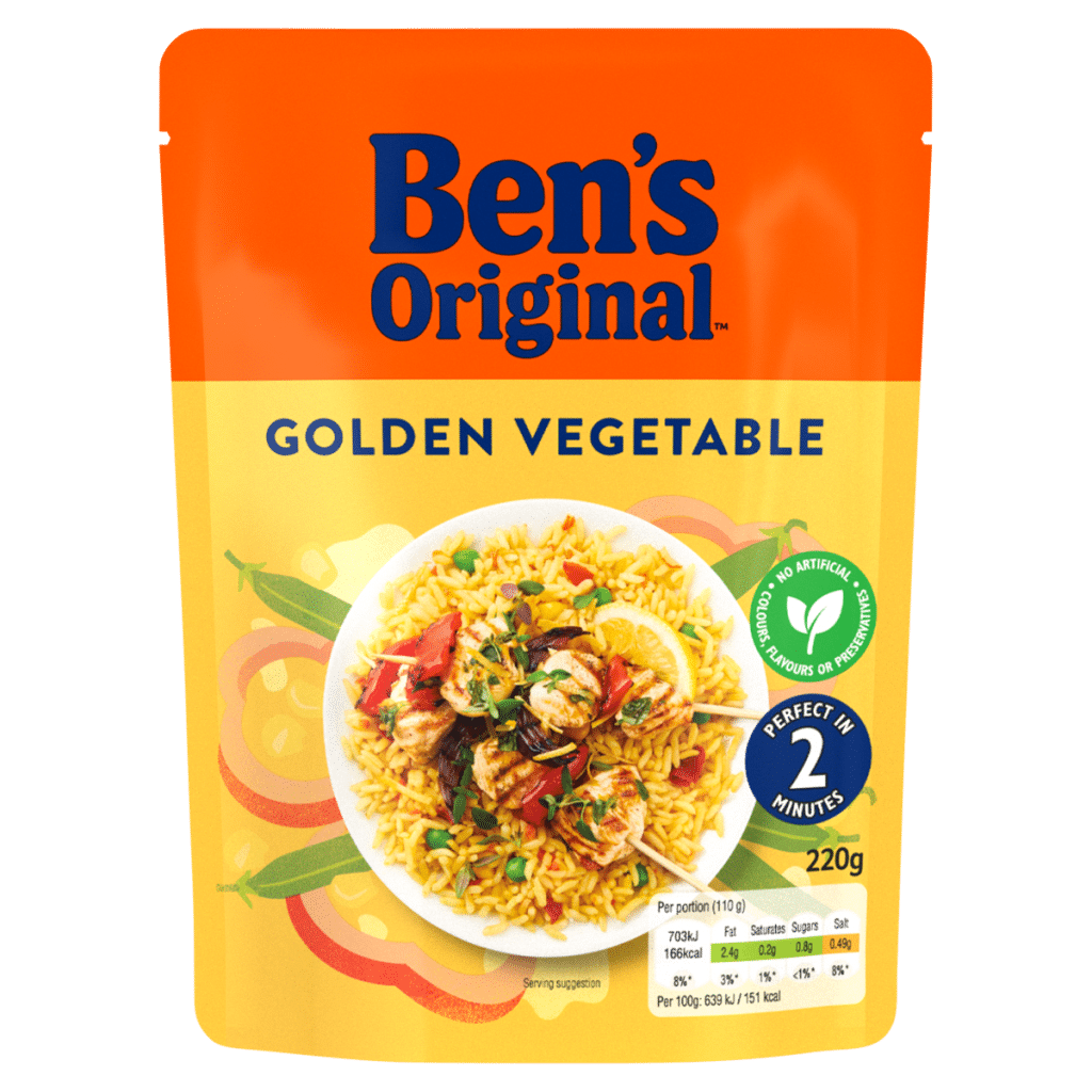 Ben’s Original Golden Vegetable Microwave Rice 220g