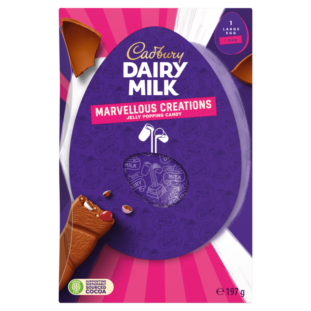 Cadbury Dairy Milk Marvellous Creations Jelly Popping Candy 197g