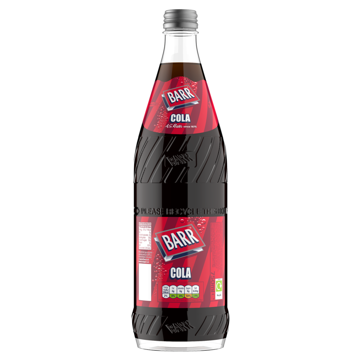 Barr Cola 750ml Glass Bottle