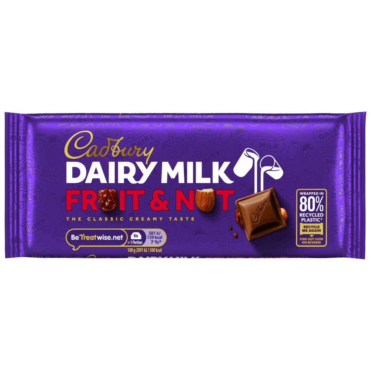 Cadbury Dairy Milk Fruit & Nut Chocolate 110g