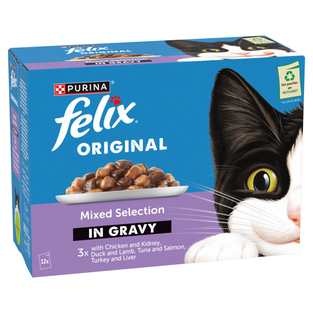 FELIX Original Mixed Selection in Gravy Wet Cat Food 12x85g