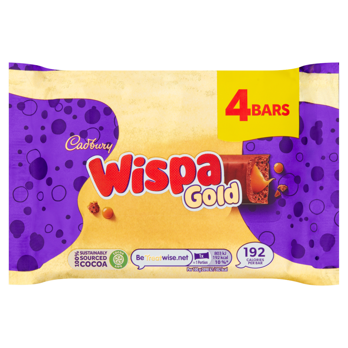 Cadbury Wispa Gold Chocolate Bar 153.2g