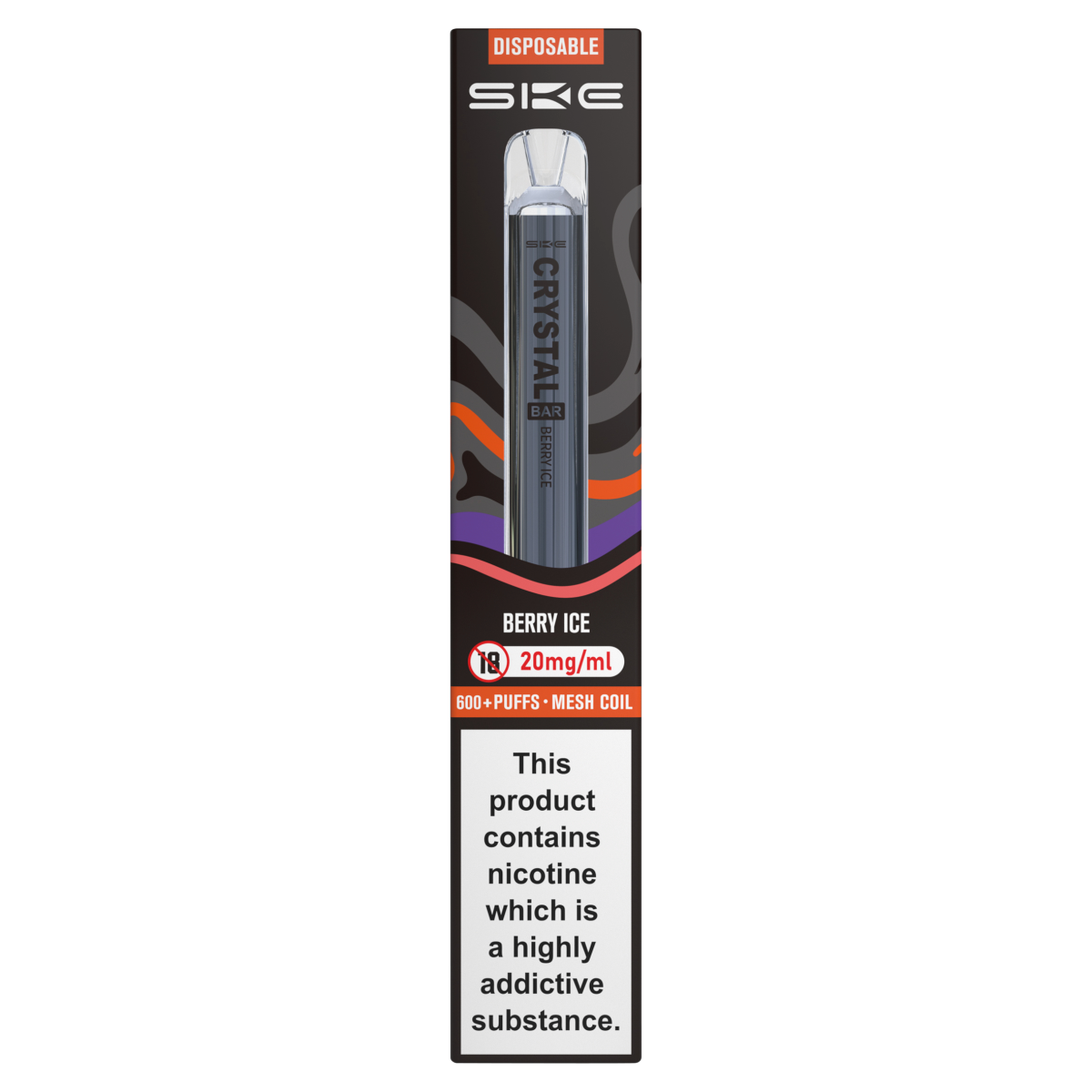 SKE Disposable Crystal Bar Berry Ice 20mg/ml