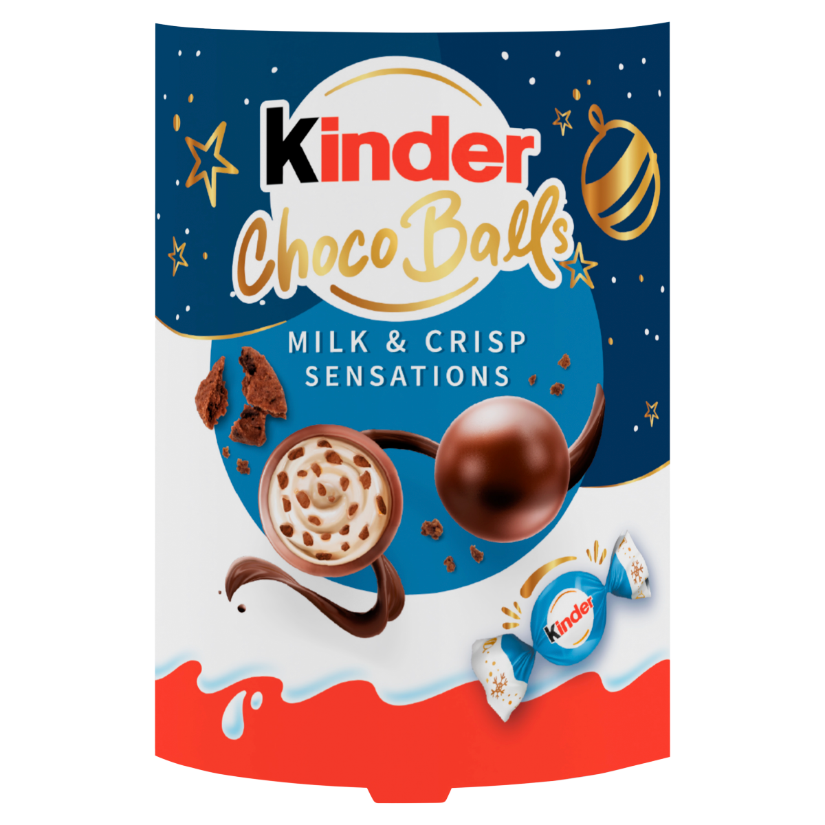 Kinder 11 Choco Balls Milk & Crisp Sensations 90g