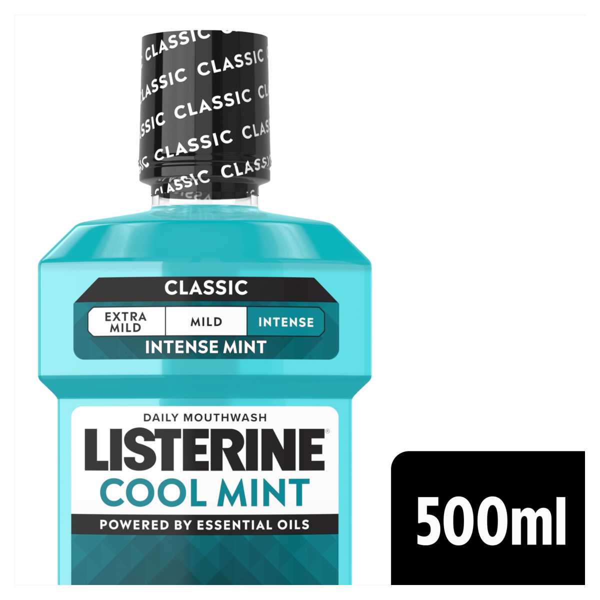 Listerine Cool Mint Intense Taste Classic Mouthwash 500ml