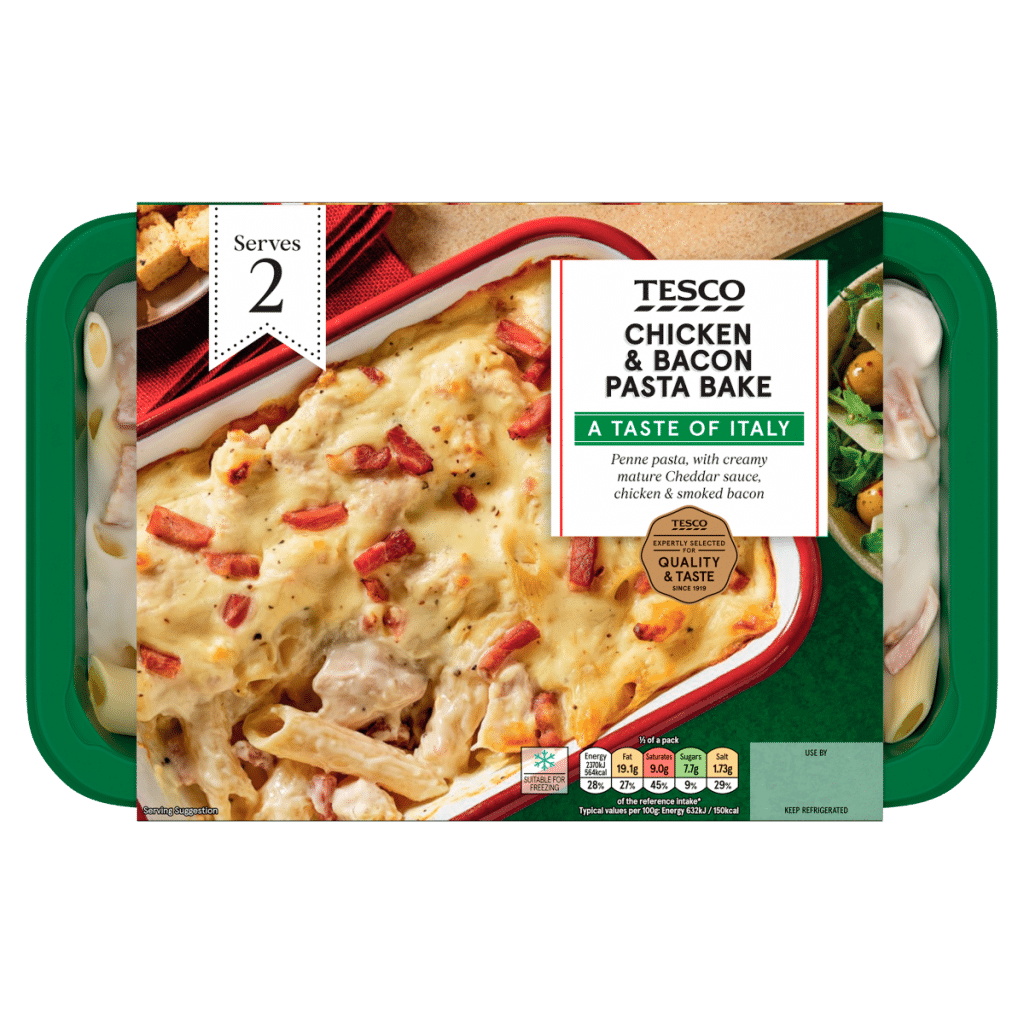 Tesco Chicken & Bacon Pasta Bake 750g