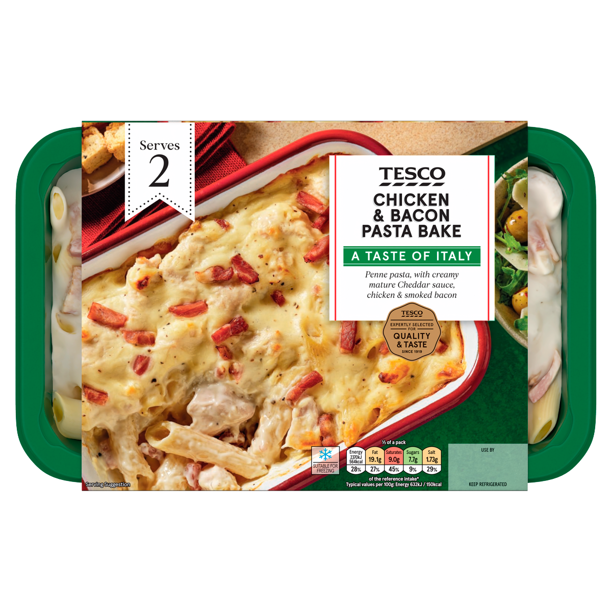 Tesco Chicken & Bacon Pasta Bake 750g