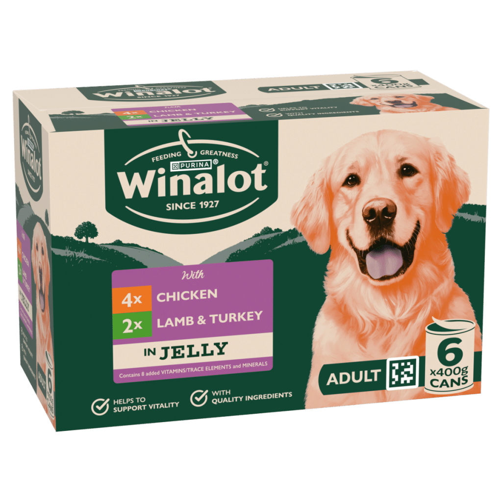 WINALOT Classics Mixed in Jelly Wet Dog Food 6x400g