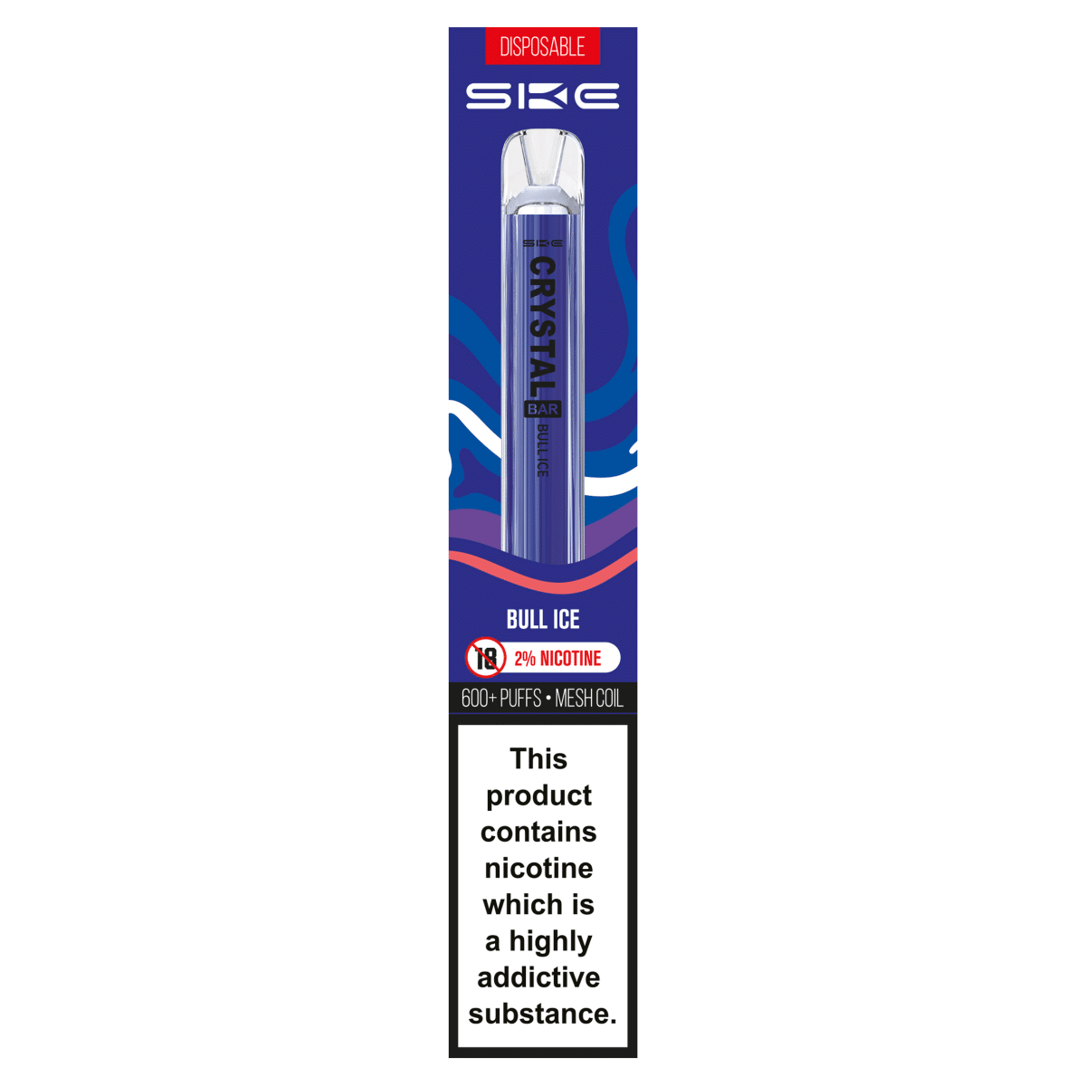 SKE Disposable Crystal Bar Bull Ice
