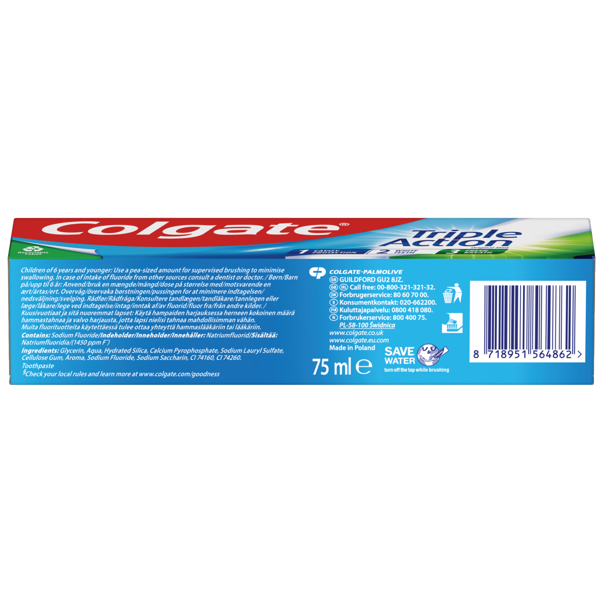 Colgate Triple Action Toothpaste 75ml