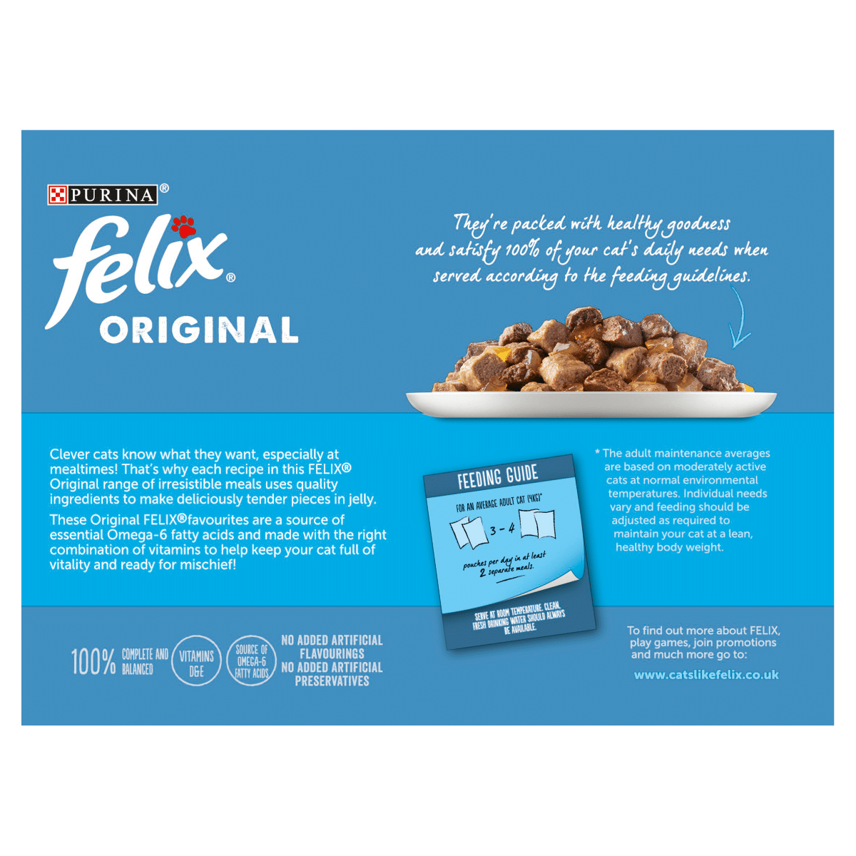 FELIX Fish Selection in Jelly Wet Cat Food 12 x 100g