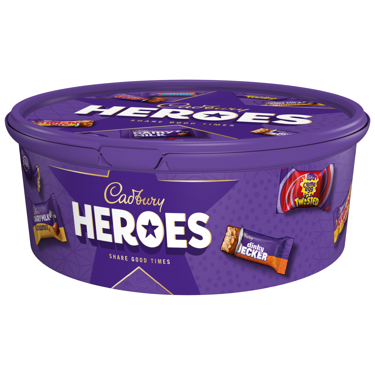 Cadbury Heroes Chocolate Assortment Sharing Tub 550 g