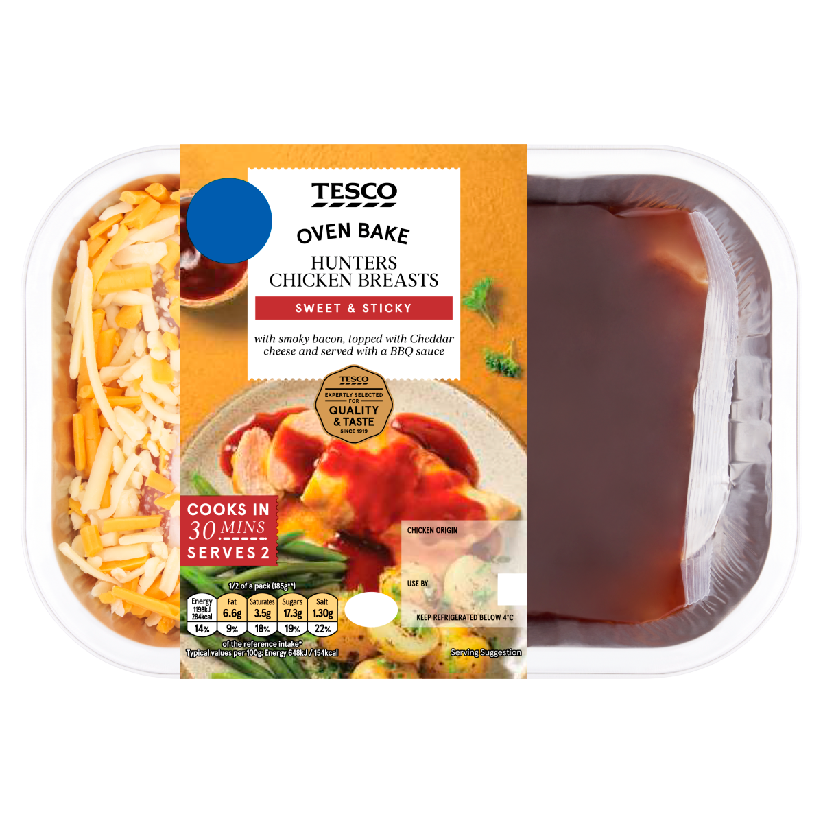 Tesco Hunters Chicken Breast 430g