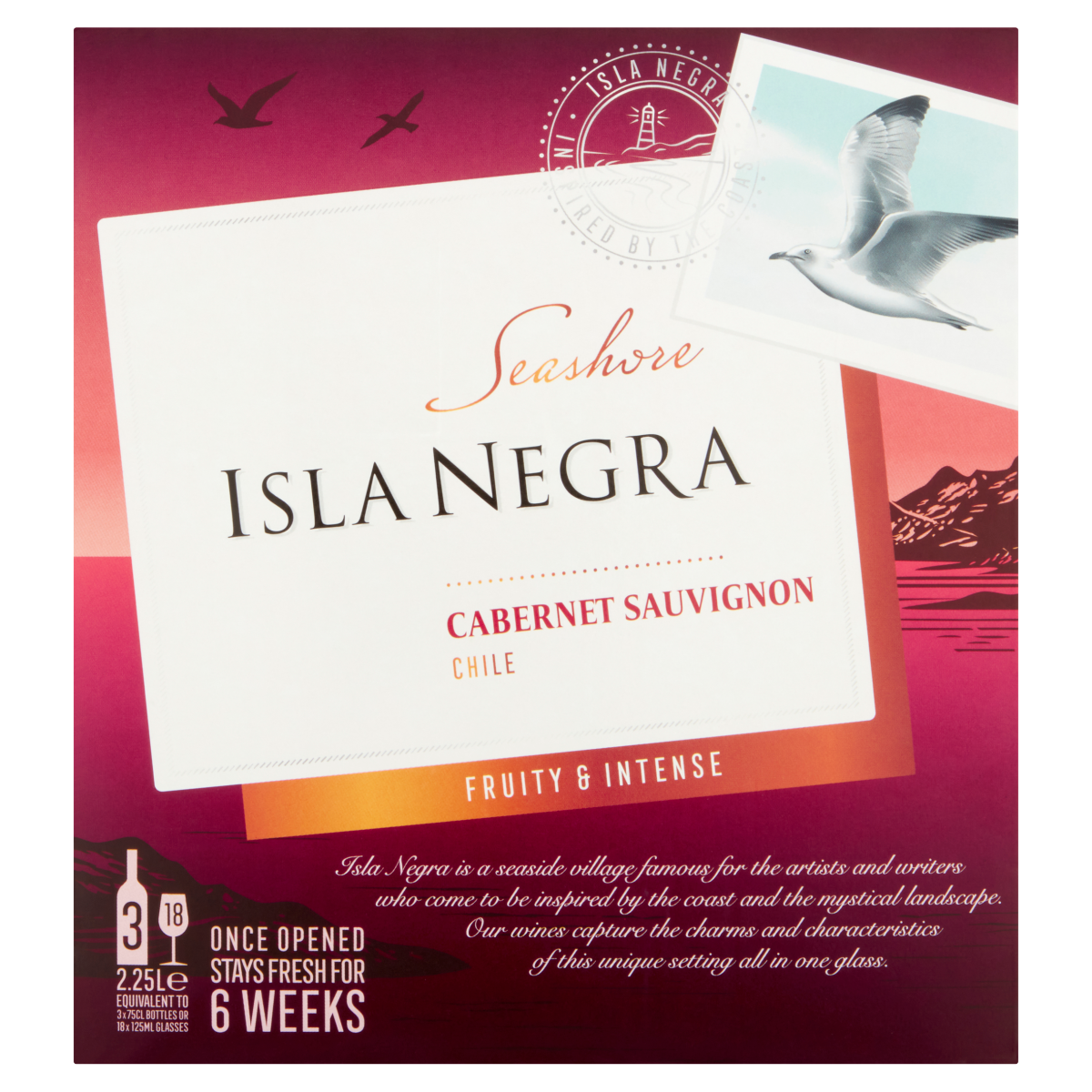 Isla Negra Seashore Cabernet Sauvignon 2.25L