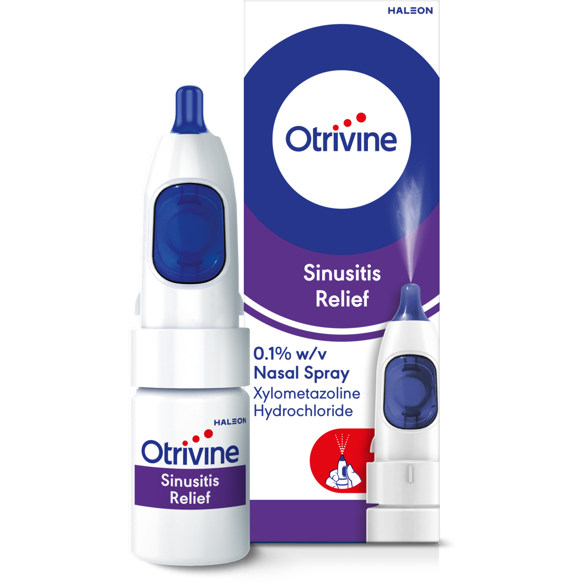 Otrivine Sinusitis Relief Nasal Spray 10ml