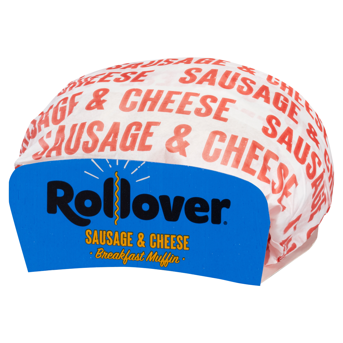 Rollover Sausage & Cheese Breakfast Muffin