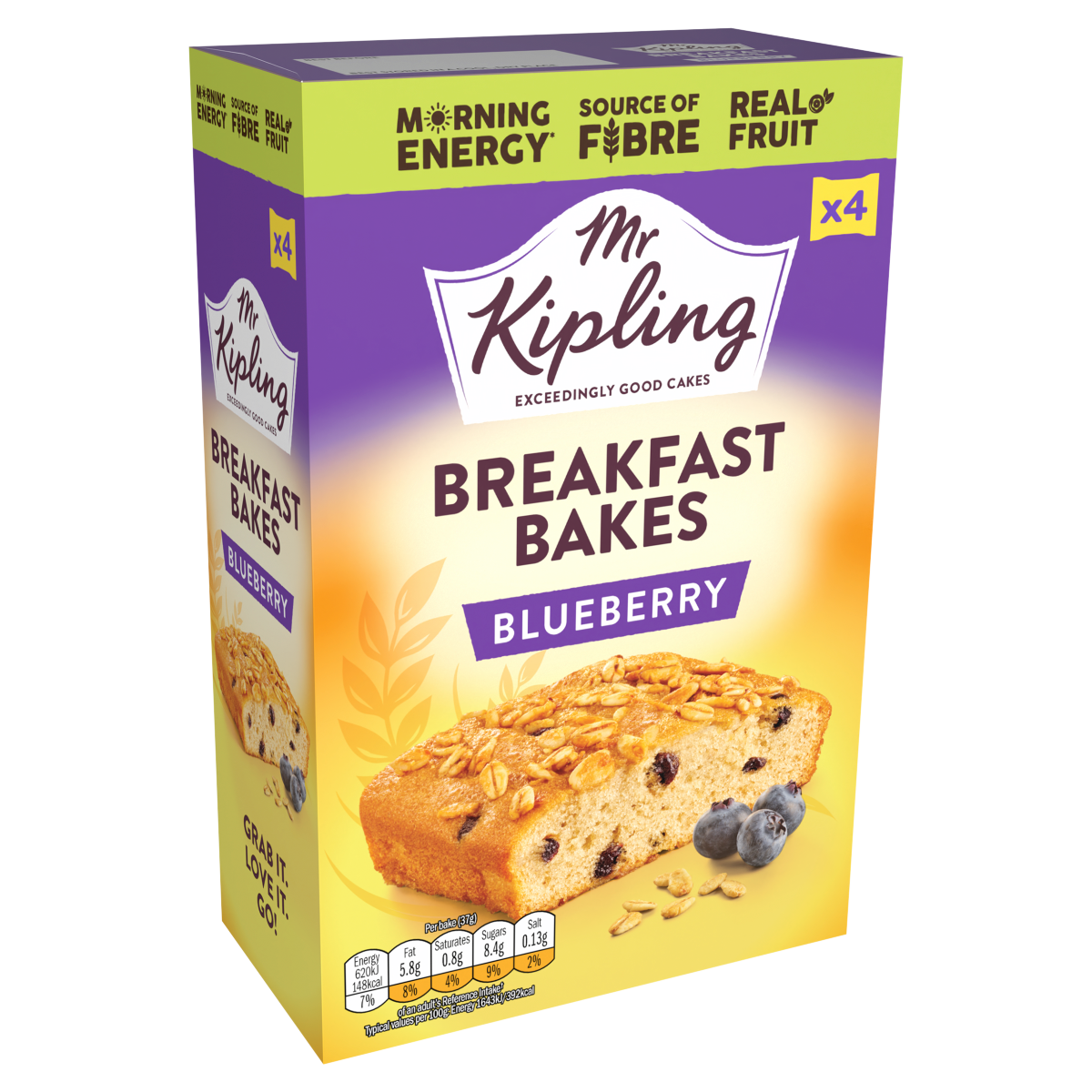 Mr Kipling 4 Breakfast Bakes Blueberry