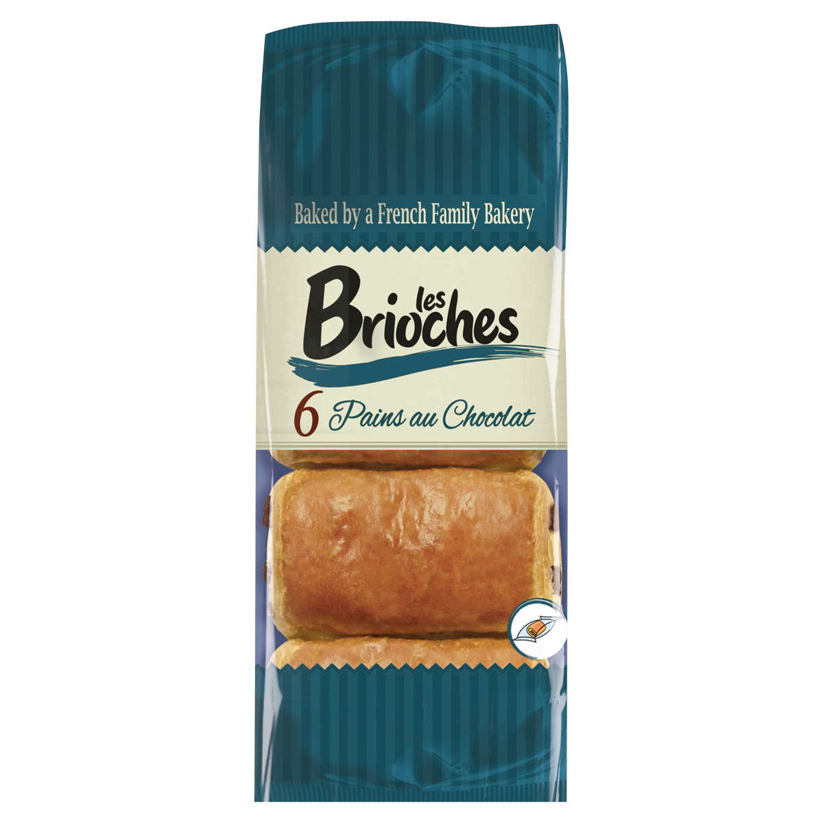 Les Brioches 6 Pains au Chocolat 6 x 45g (270g)