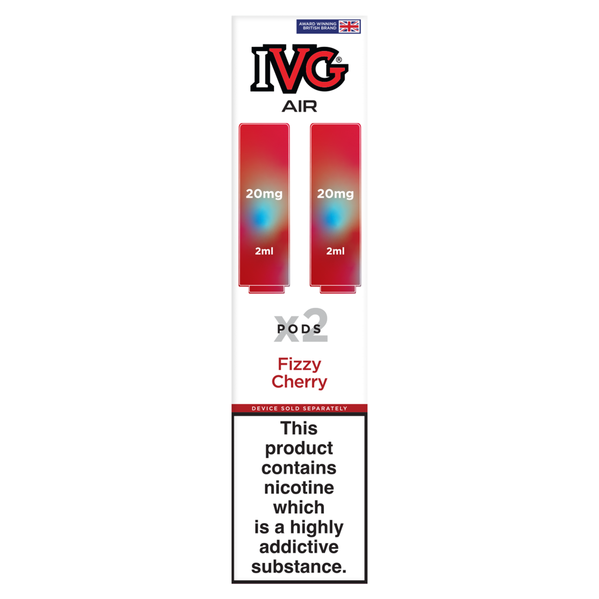 IVG Air 2 Fizzy Cherry Pods 20mg