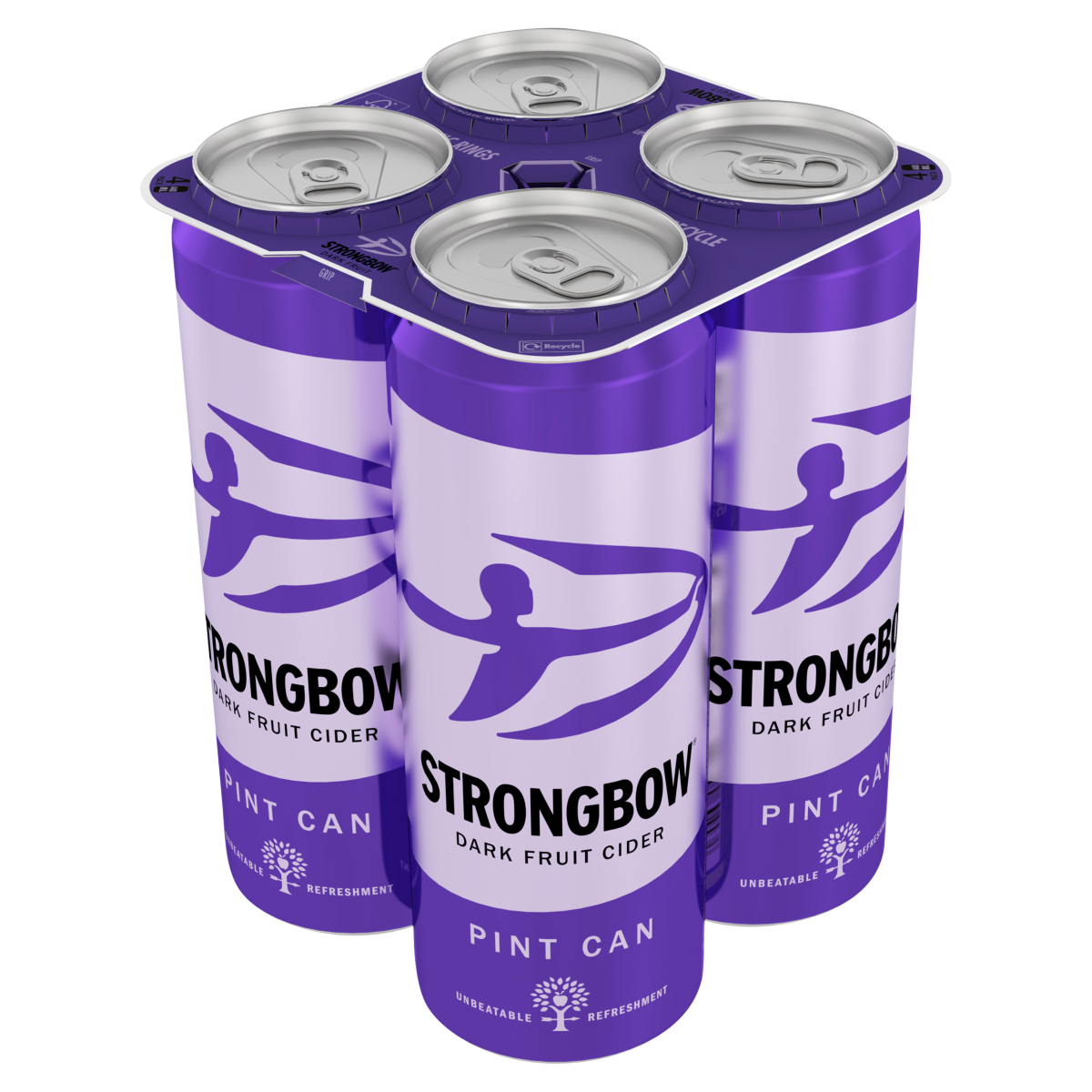 Strongbow Dark Fruit Cider Pint Cans 4 x 568ml