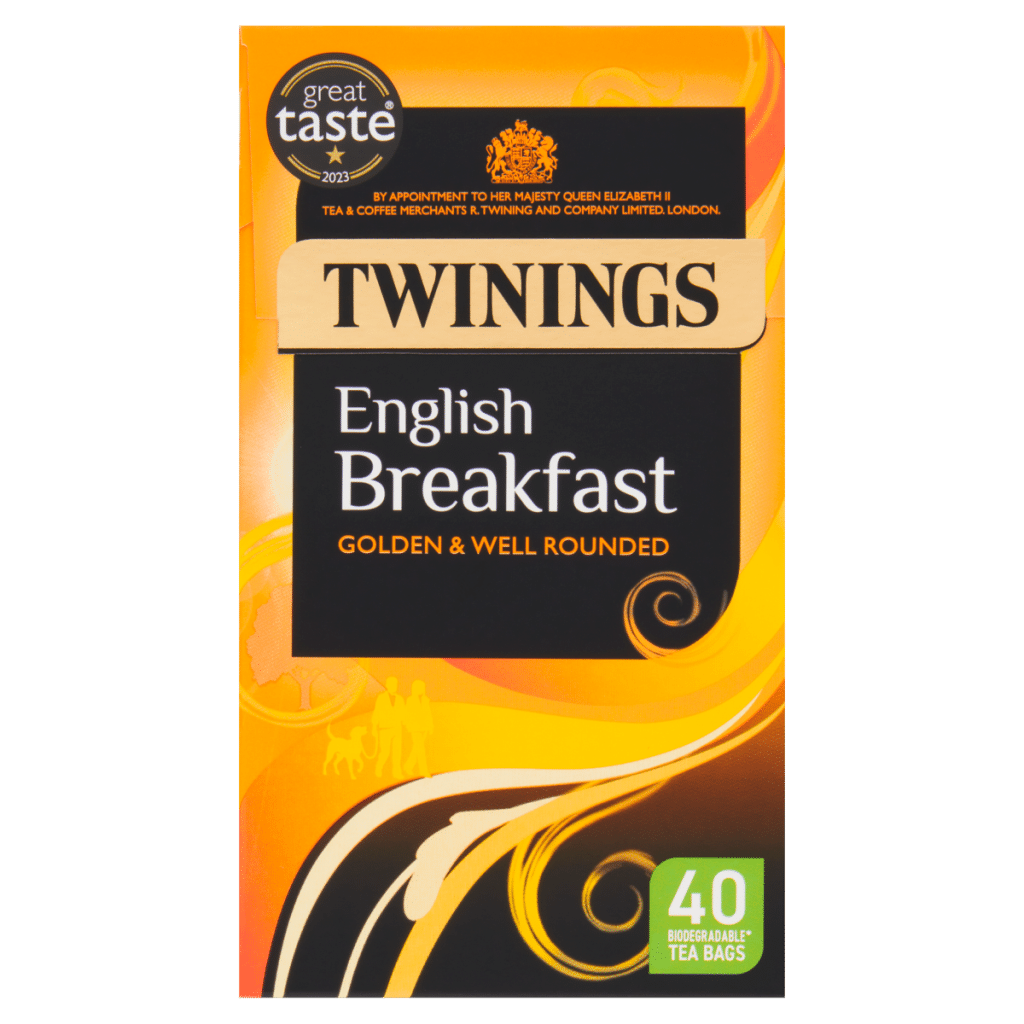Twinings English Breakfast 40 Tea Bags 100g