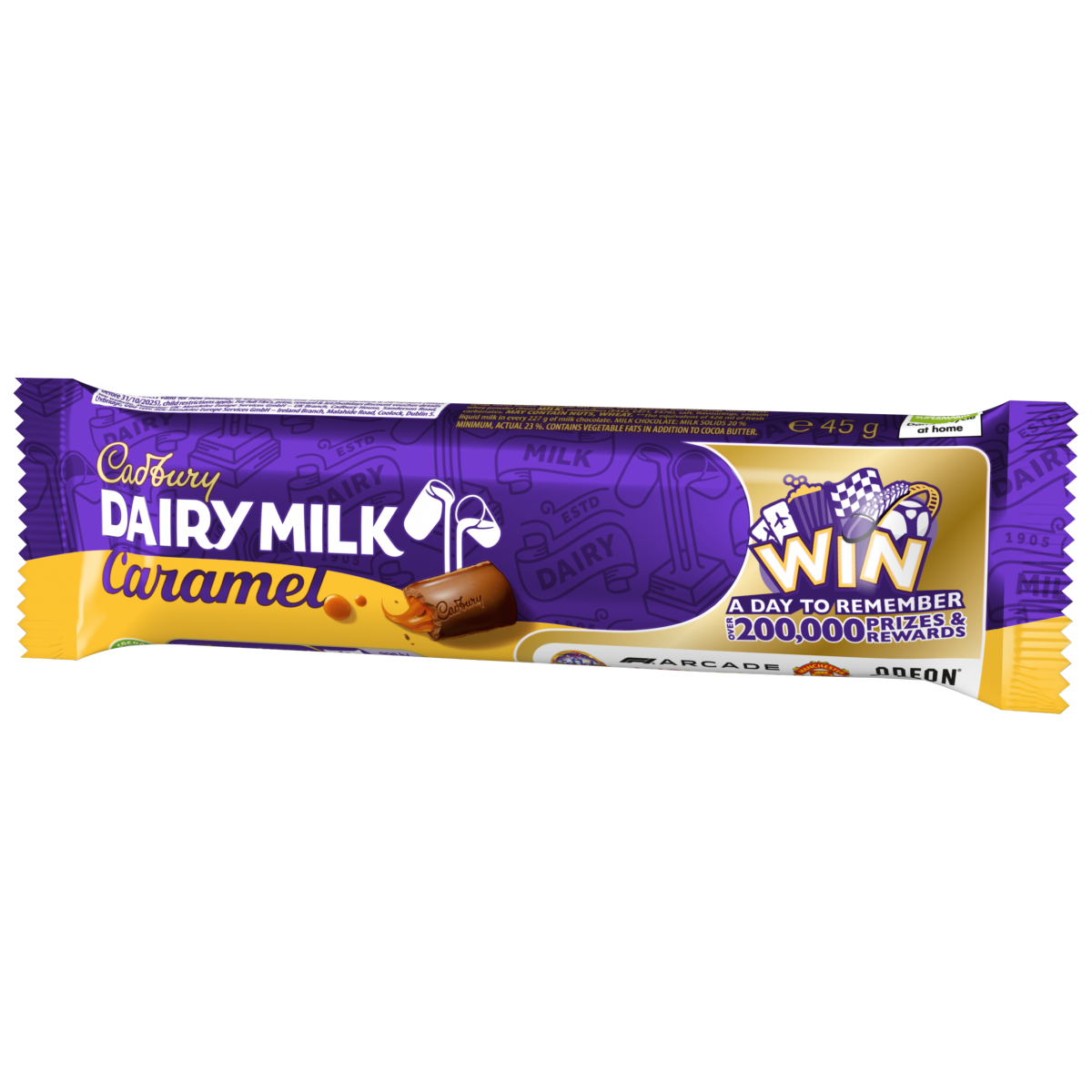 Cadbury Dairy Milk Caramel Chocolate Bar 45g