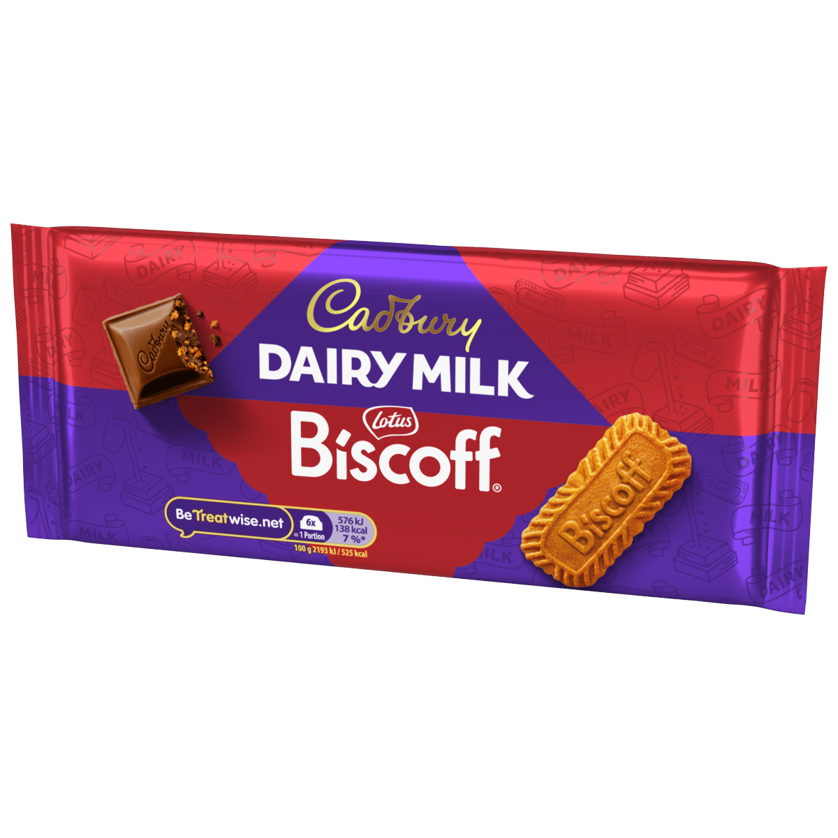 Cadbury Dairy Milk Biscoff Biscuit Chocolate Bar 105 g